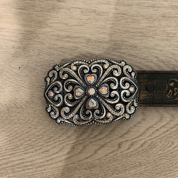 Brighton Rhinestone Dressy Western B I didn't say anything to him he just wenelt - Picture 1 of 5